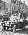 1st US ARMY, Isigny sur Mer, Normandia lastr.sz. (hood num.):20?24323-S Military Police jeep.