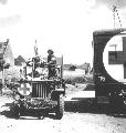 Canadai ment jeep. Basly, 1944. Junius 27.