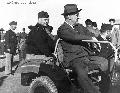 Roosevelt and Eisenhower in Castelvatnano, Italy, Dec 8, 1943