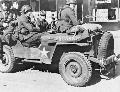 Ua. az a zskmnyolt Brit Ejternys jeep, Arnheim 1944 szeptember. / Same captured British AB jeep