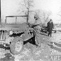 Army Generals Taking Course In Handling Armored Devision Vehicles at Holabird. February 1942