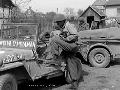 20401934 Ford GPW Signal Corps film, cameraman 7th Army, Germany, 1 April, 1945