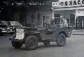 20108452-S GPW Doolittle Raider Bob Clever in a Jeep in a 1942 photo