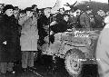 20541786 GPW, American President Franklin Delano Roosevelt (1882 - 1945) in a jeep after arriving at Yalta.