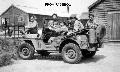 20324880-S MB Nurses of the 203d commandeer a Jeep in the Marshaling Area during the unit’s short period in Winchester, England.