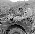 USMC 51689 Holland Smith, Ernest King and Chester Nimitz. Saipan 1944