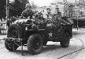 German soldiers driving a captured British Airborne jeep, Arnhem. Sept. 1944. Via - Bundesarchive