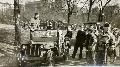 W-2034875 MB, Girls in jeep: Miss Betty Keefe and Connie Fanning. Army Day in Boston April 6, 1942